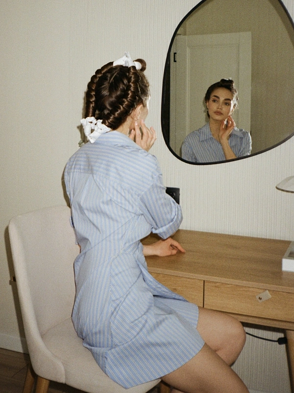 Мягкие бигуди из лебяжего пуха "Комплект jillas classic compact 2.0, белый" по цене 2&nbsp;290 ₽, размеры 255х105х50, для волос От лопаток до пояса