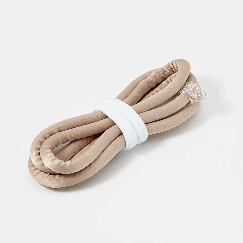 Мягкие бигуди из лебяжего пуха "Комплект jillas slim lite золотистый" по цене 690 ₽, размеры 200х150х25, для волос От каре до пояса