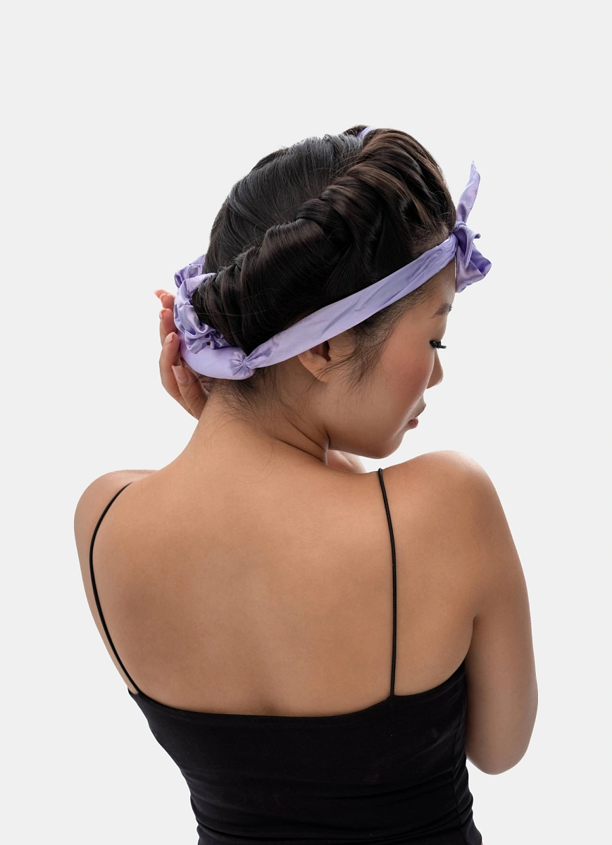 Мягкие бигуди "Комплект jillas classic elegant лавандовый" по цене 1&nbsp;590 ₽ для волос От лопаток до пояса