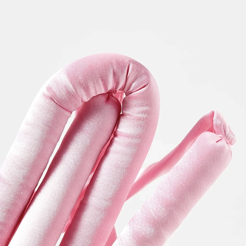 Мягкие бигуди из лебяжего пуха "Комплект jillas mini elegant розовый" по цене 1&nbsp;590 ₽, размеры 235х85х40, для волос От плеч до пояса