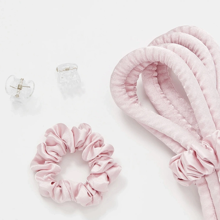 Мягкие бигуди "Комплект jillas slim светло-розовый" по цене 1&nbsp;390 ₽ для волос От каре до пояса