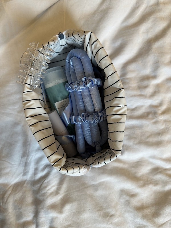 Косметичка jillas джинсовая, светло-голубой