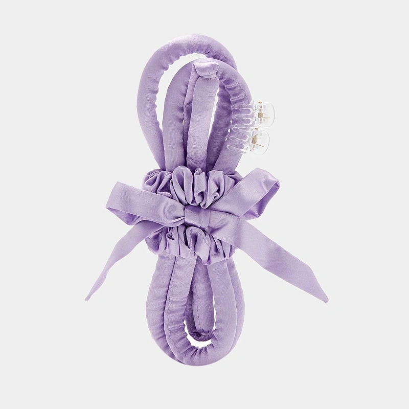 Мягкие бигуди из лебяжего пуха "Комплект jillas slim elegant лавандовый" по цене 1&nbsp;390 ₽, размеры 205х85х25, для волос От каре до пояса