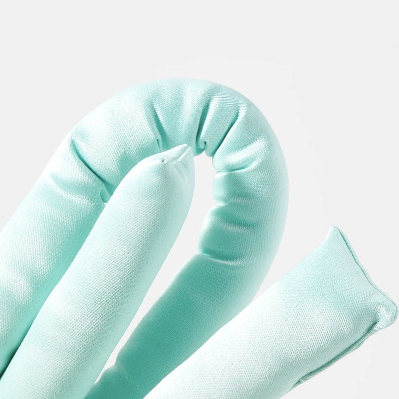 Мягкие бигуди из лебяжего пуха "Комплект jillas classic lite бирюзовый" по цене 690 ₽, размеры 200х150х40, для волос От лопаток до пояса