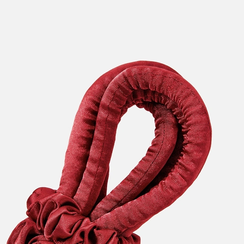 Мягкие бигуди из лебяжего пуха "Комплект jillas slim бордовый" по цене 1&nbsp;390 ₽, размеры 205х85х25, для волос От каре до пояса