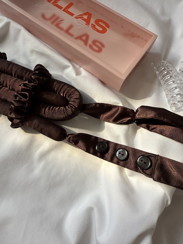 Комплект jillas mini elegant с пуговицами, коричневый