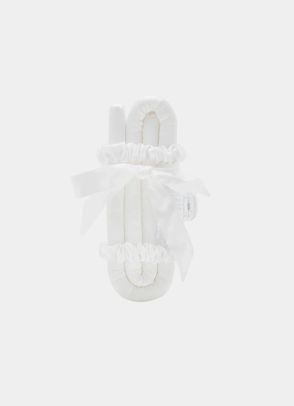 Мягкие бигуди из лебяжего пуха "Комплект jillas mini elegant белый" по цене 1&nbsp;590 ₽, размеры 235х85х40, для волос От плеч до пояса