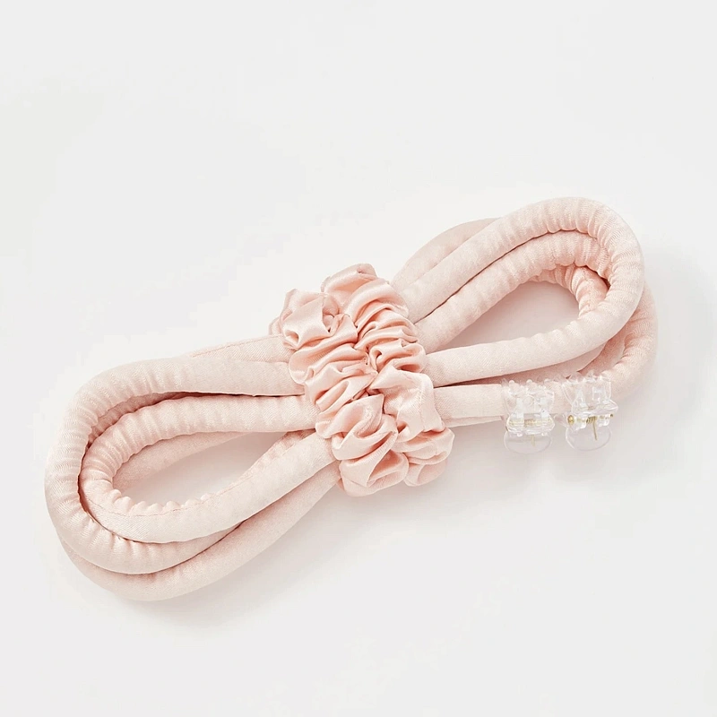 Мягкие бигуди из лебяжего пуха "Комплект jillas slim персиковый" по цене ₽1,290, размеры , для волос От каре до пояса