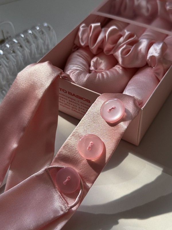 Комплект jillas classic elegant с пуговицами, светло-розовый