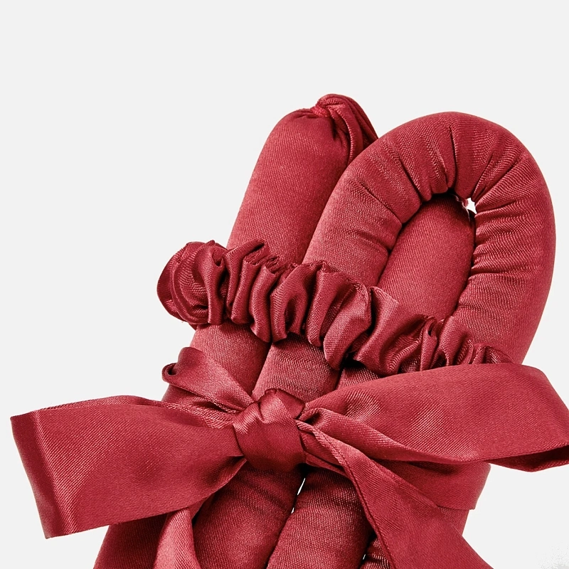 Мягкие бигуди из лебяжего пуха "Комплект jillas mini elegant бордовый" по цене 1&nbsp;590 ₽, размеры 235х85х40, для волос От плеч до пояса