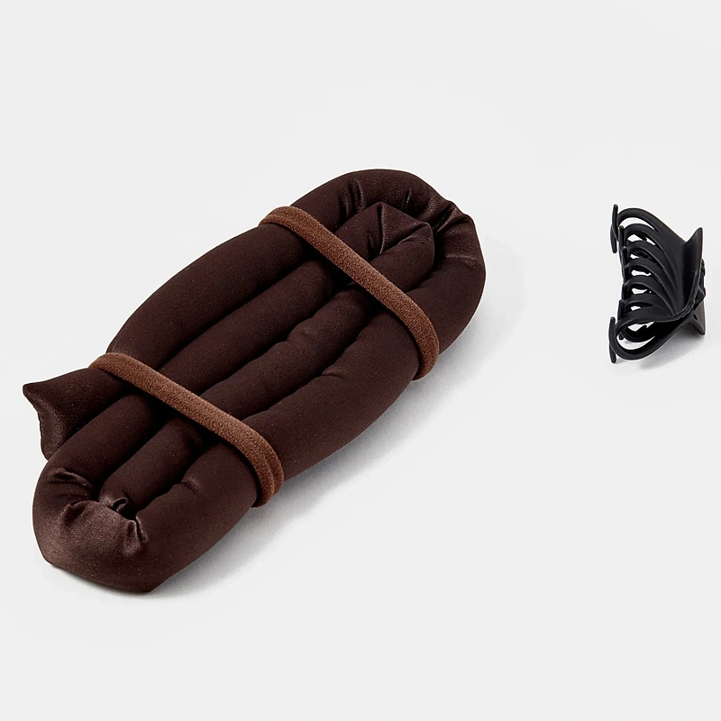 Мягкие бигуди из лебяжего пуха "Комплект jillas classic lite коричневый" по цене 690 ₽, размеры 200х150х40, для волос От лопаток до пояса