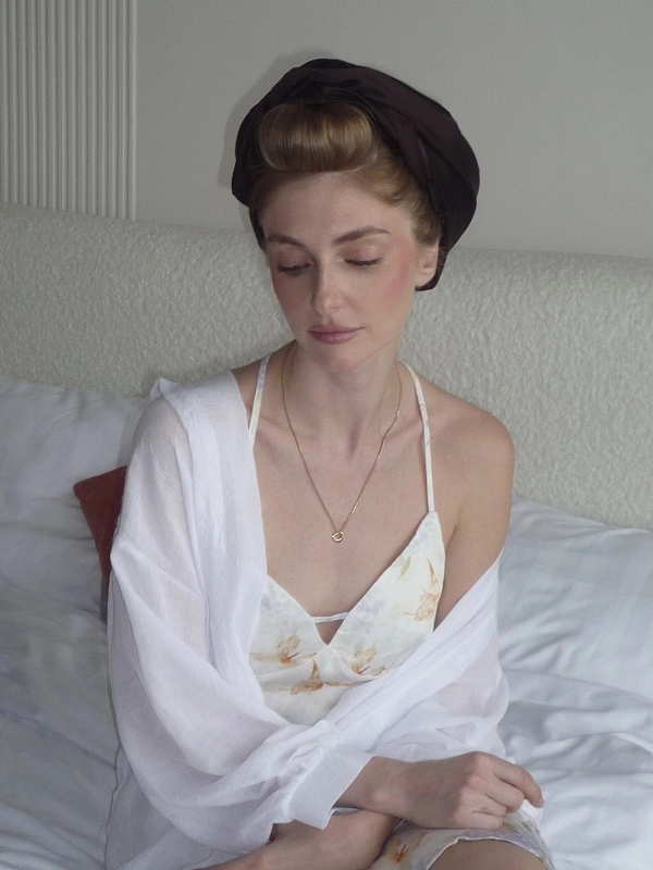 Аксессуар для фиксации бигуди jillas, коричневый