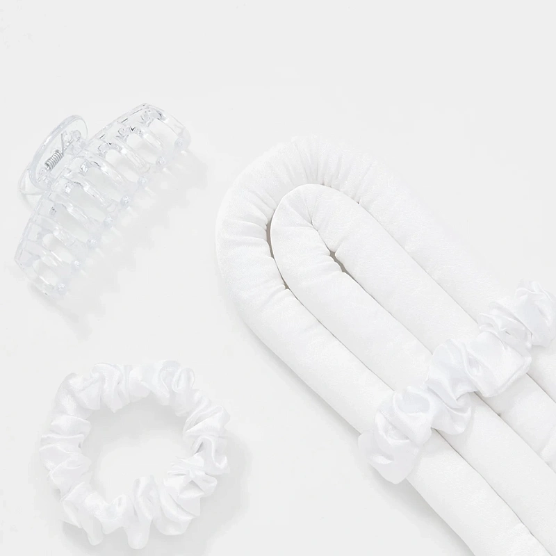 Мягкие бигуди из лебяжего пуха "Комплект jillas mini белый" по цене ₽1,390, размеры 235х85х40, для волос От плеч до пояса