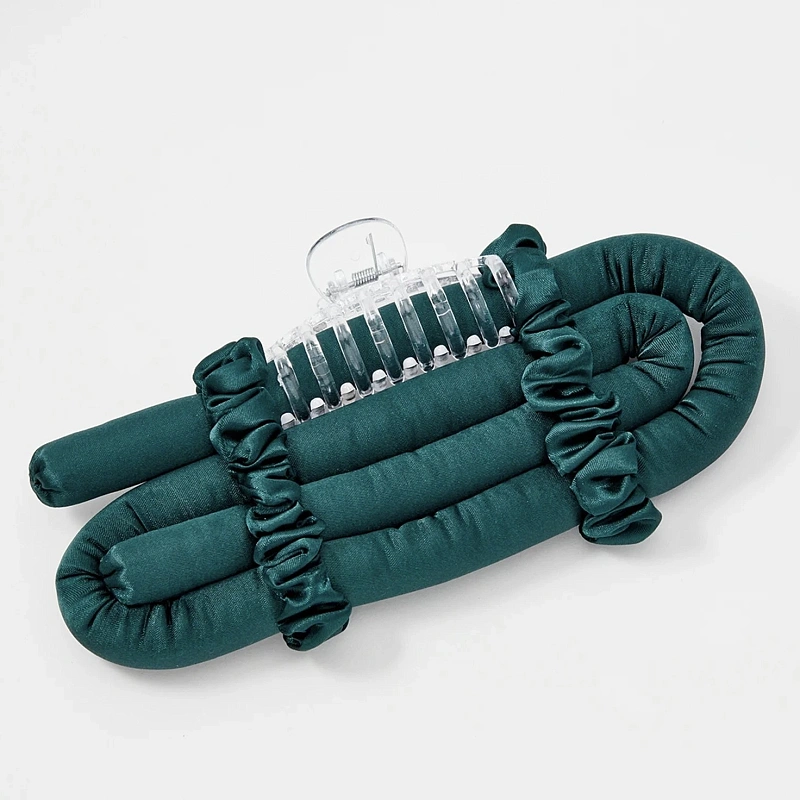 Мягкие бигуди из лебяжего пуха "Комплект jillas mini изумрудный" по цене ₽1,390, размеры 235х85х40, для волос От плеч до пояса