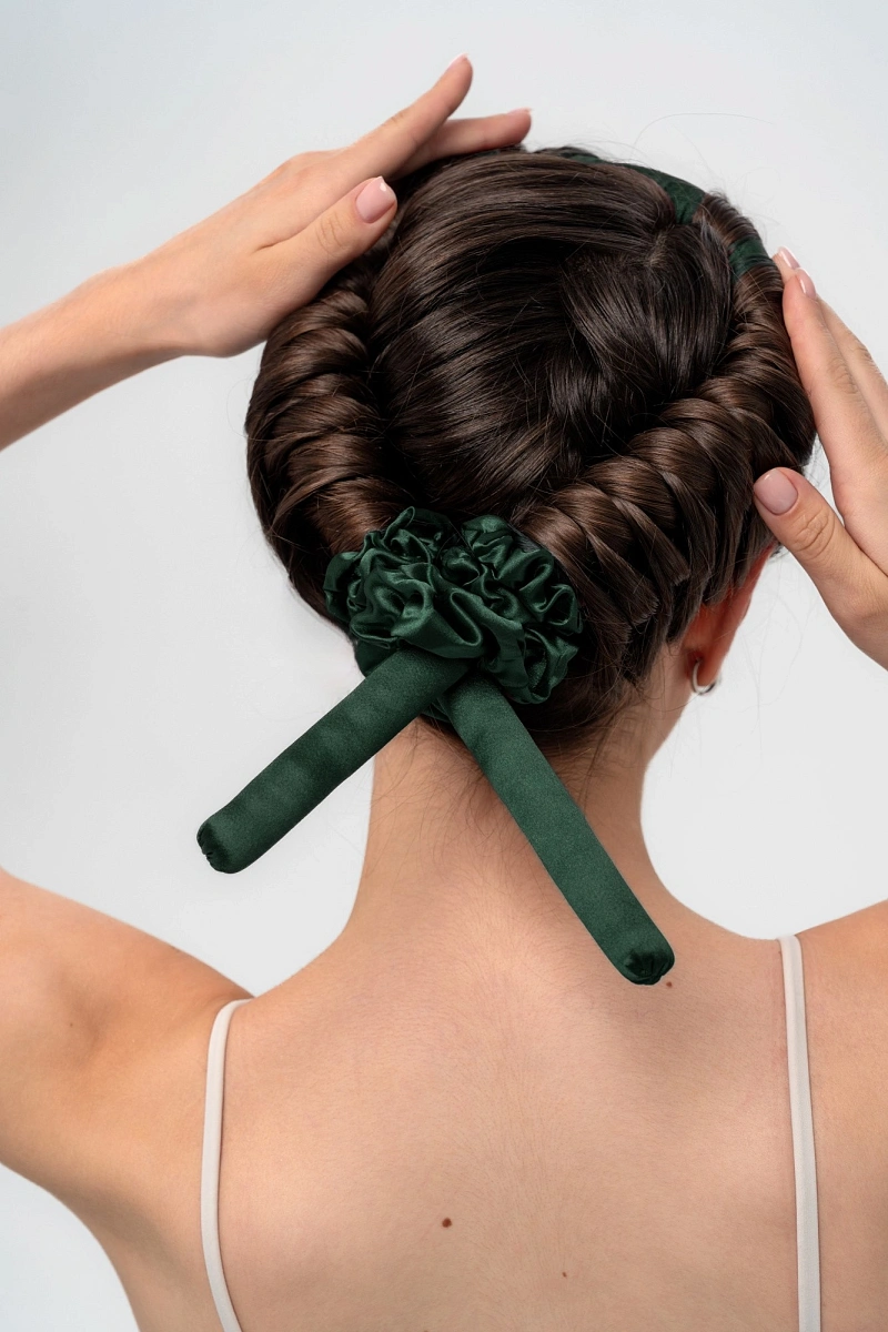 Мягкие бигуди "Комплект jillas mini изумрудный" по цене 1&nbsp;390 ₽ для волос От плеч до пояса