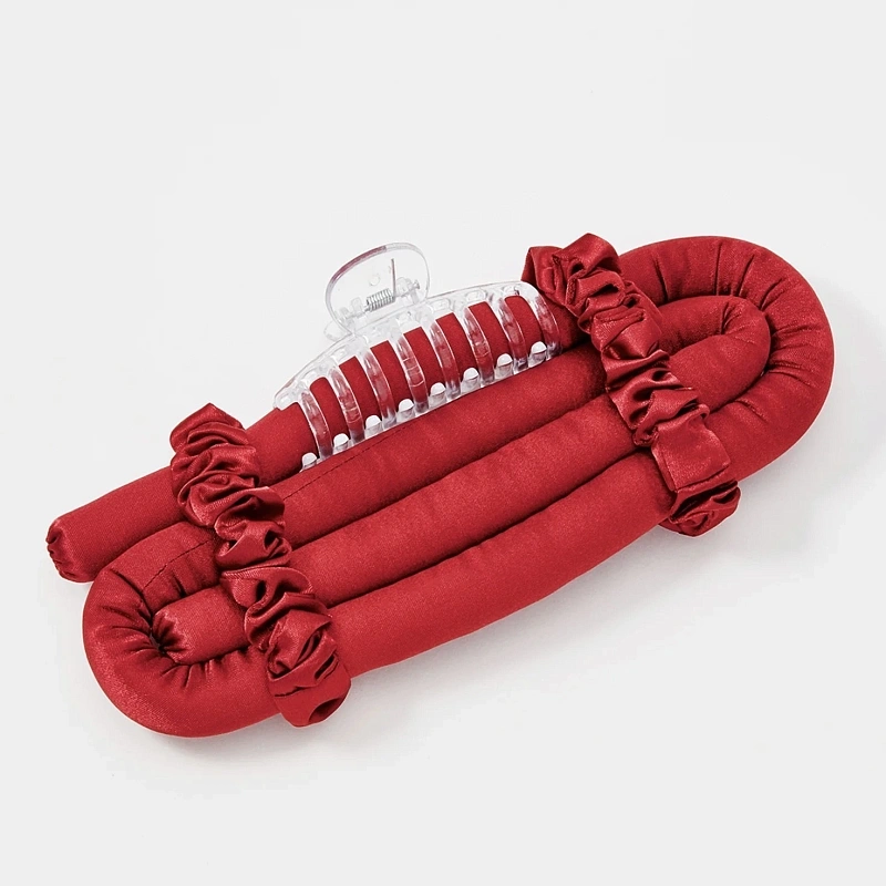 Мягкие бигуди из лебяжего пуха "Комплект jillas mini бордовый" по цене 1&nbsp;390 ₽, размеры 235х85х40, для волос От плеч до пояса