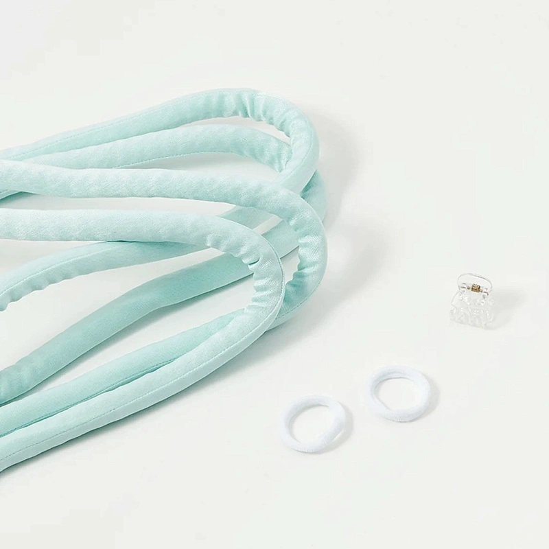 Мягкие бигуди из лебяжего пуха "Комплект jillas slim lite бирюзовый" по цене 690 ₽, размеры 200х150х25, для волос От каре до пояса