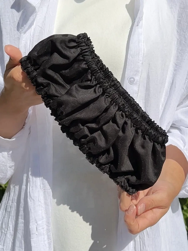 Повязка для фиксации бигуди jillas, черный