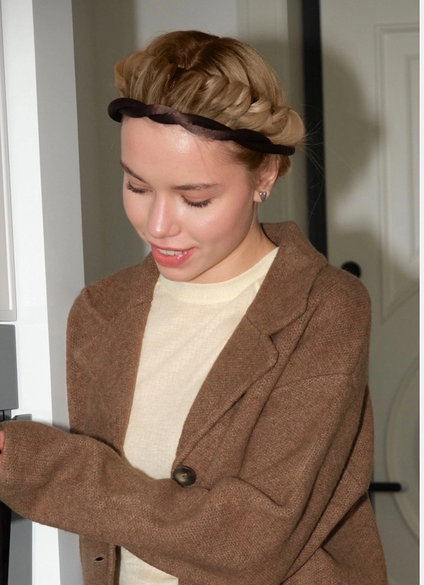 Мягкие бигуди "Комплект jillas slim lite коричневый" по цене 690 ₽ для волос От каре до пояса