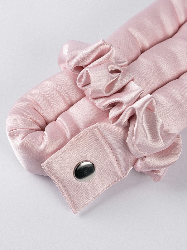 Мягкие бигуди из лебяжего пуха "Комплект jillas classic basic, светло-розовый" по цене 1&nbsp;990 ₽, размеры 255х105х50, для волос От лопаток до пояса