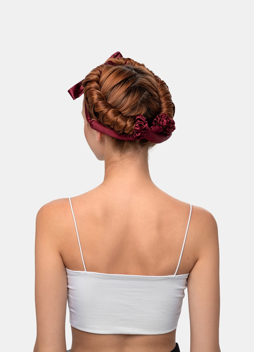 Мягкие бигуди "Комплект jillas mini elegant бордовый" по цене 1 590 ₽ для волос От плеч до пояса