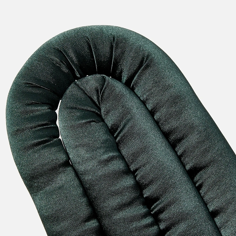 Мягкие бигуди из лебяжего пуха "Комплект jillas classic изумрудный" по цене ₽1,390, размеры 255х105х50, для волос От лопаток до пояса