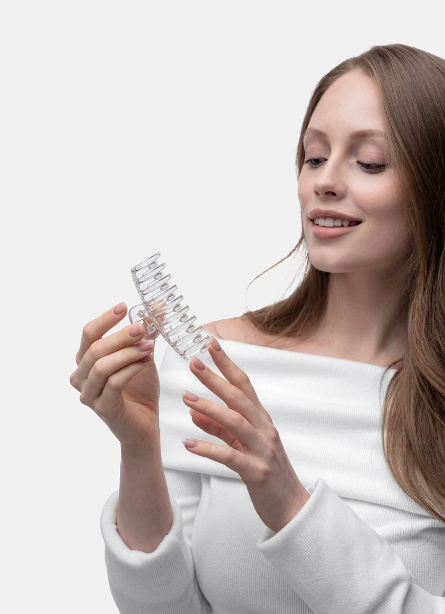 Краб-заколка jillas прозрачный по цене 290 ₽