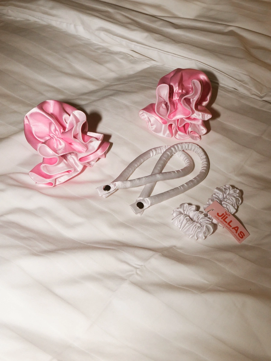 Мягкие бигуди "Комплект jillas slim compact белый" по цене 1&nbsp;990 ₽ для волос От каре до пояса