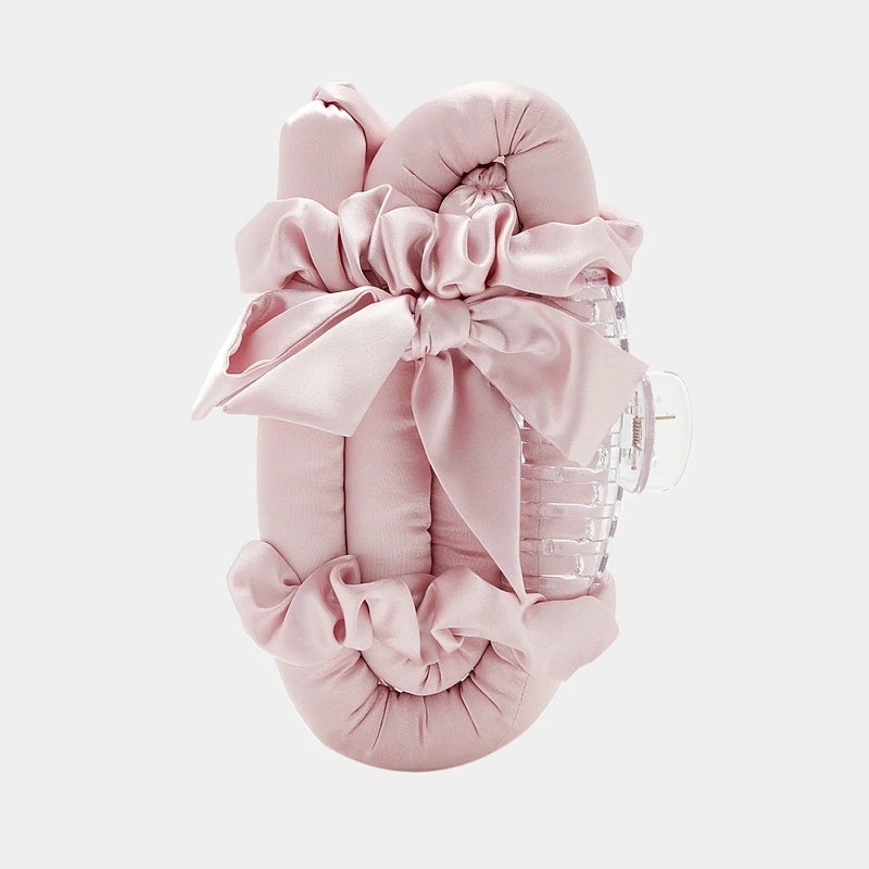 Мягкие бигуди из лебяжего пуха "Комплект jillas classic elegant светло-розовый" по цене 1&nbsp;590 ₽, размеры 255х105х50, для волос От лопаток до пояса