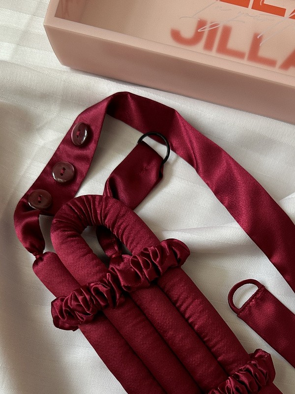 Комплект jillas mini elegant с пуговицами, бордовый