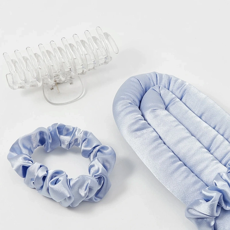 Мягкие бигуди из лебяжего пуха "Комплект jillas classic голубой" по цене 1&nbsp;390 ₽, размеры 255х105х50, для волос От лопаток до пояса