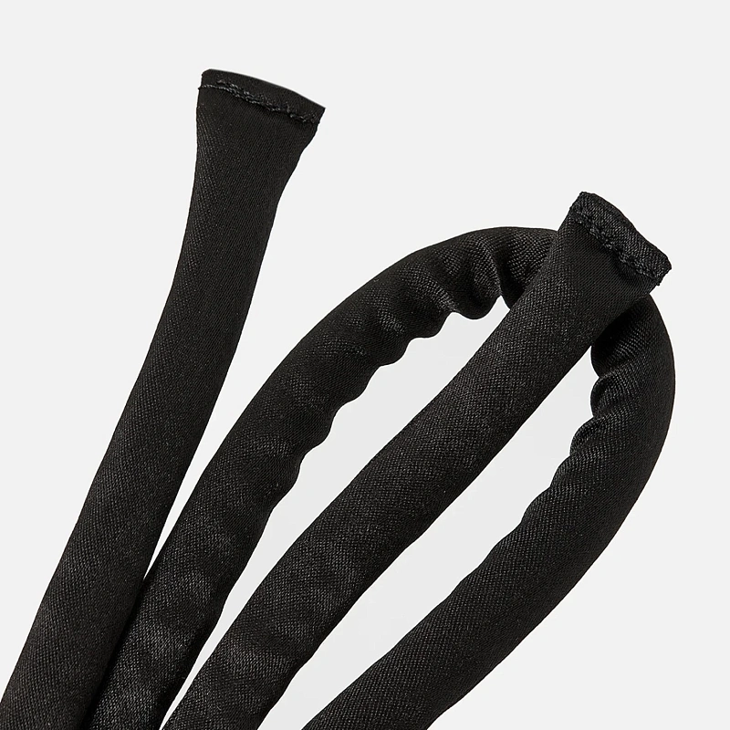 Мягкие бигуди из лебяжего пуха "Комплект jillas slim lite черный" по цене 690 ₽, размеры 200х150х25, для волос От каре до пояса