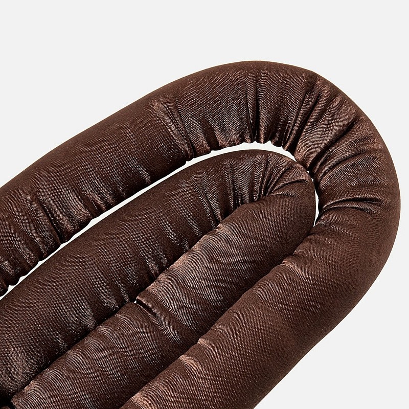 Мягкие бигуди из лебяжего пуха "Комплект jillas classic коричневый" по цене ₽1,390, размеры 255х105х50, для волос От лопаток до пояса