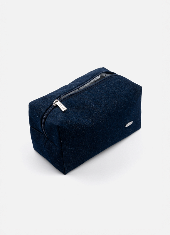 Косметичка jillas джинсовая, темно-синий по цене 1&nbsp;890 ₽, размеры 300х200х30