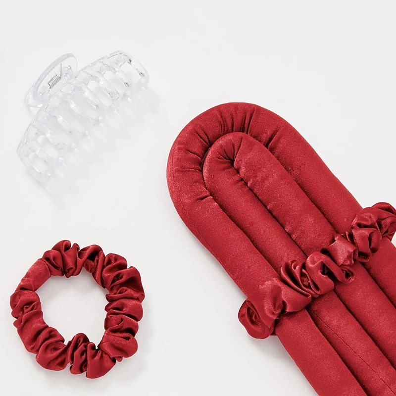 Мягкие бигуди из лебяжего пуха "Комплект jillas mini бордовый" по цене 1&nbsp;390 ₽, размеры 235х85х40, для волос От плеч до пояса