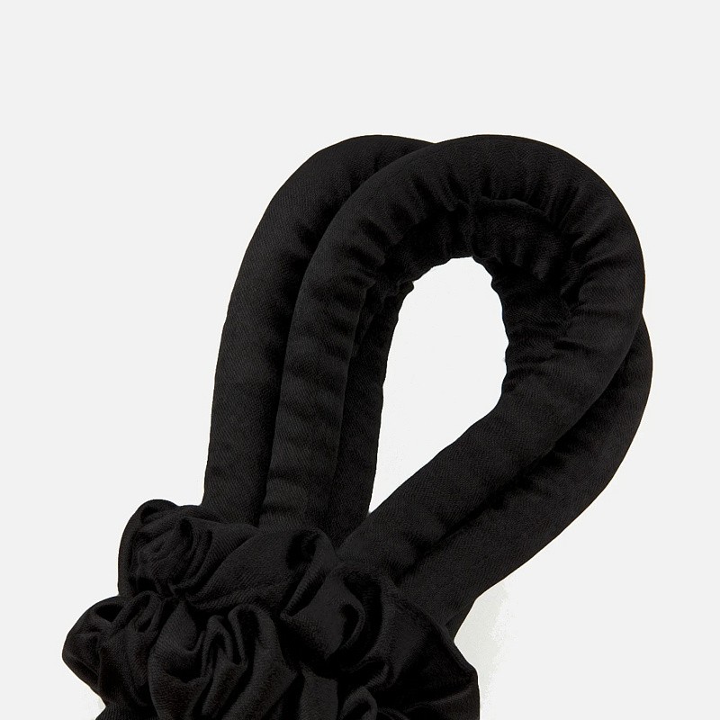 Мягкие бигуди из лебяжего пуха "Комплект jillas slim черный" по цене 1&nbsp;390 ₽, размеры 205х85х25, для волос От каре до пояса