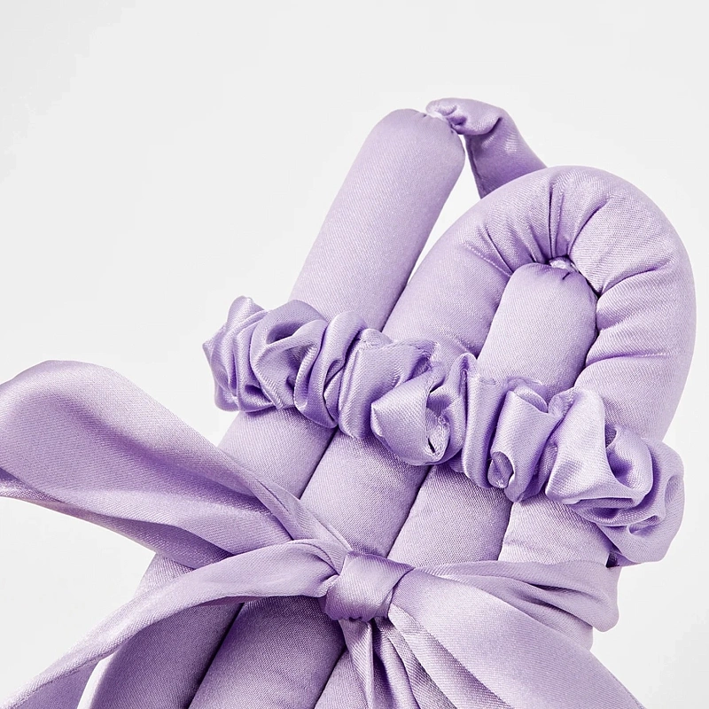 Мягкие бигуди из лебяжего пуха "Комплект jillas mini elegant лавандовый" по цене 1&nbsp;590 ₽, размеры 235х85х40, для волос От плеч до пояса