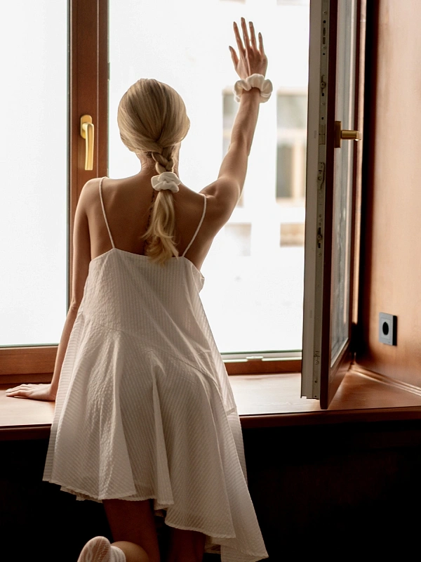 Резинки для волос jillas из велюра, 2шт (S и M), белый - аксессуар для локонов по цене ₽990, материал Синтетическая ткань