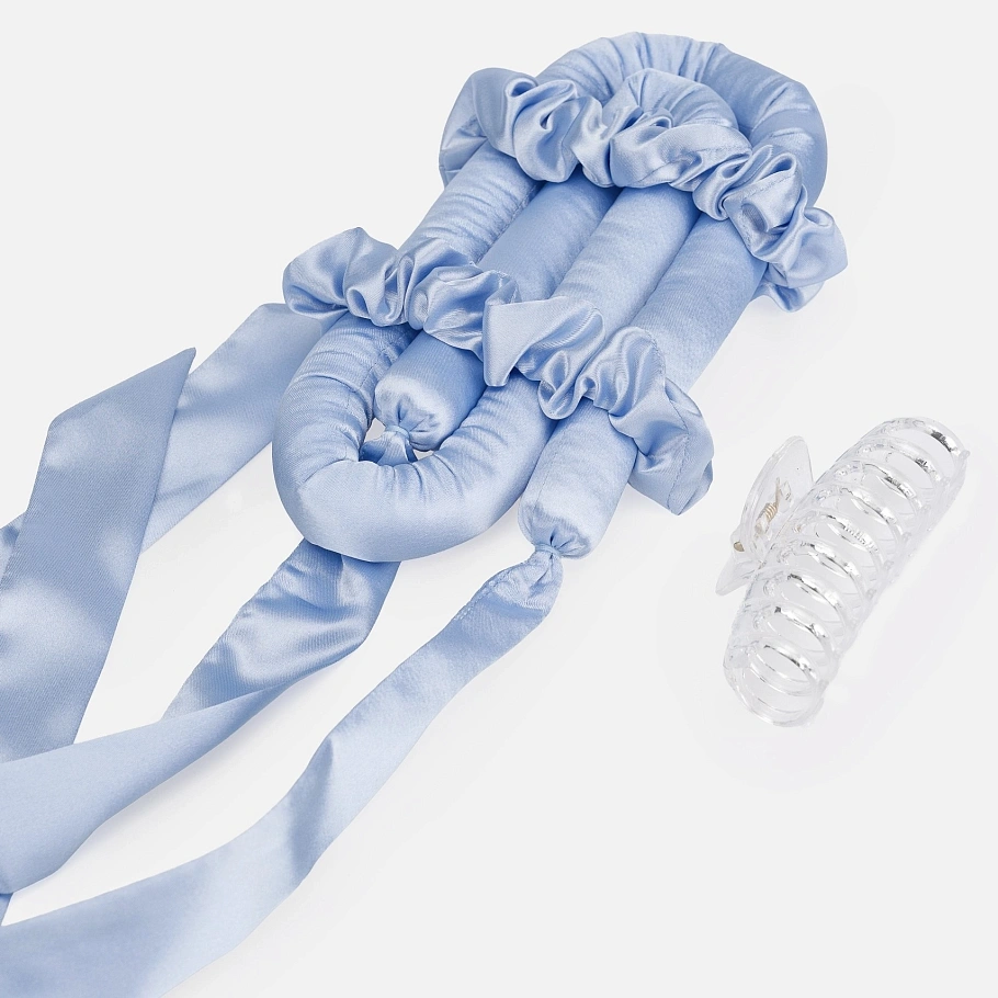 Мягкие бигуди "Комплект jillas classic elegant голубой" по цене 1 590 ₽ для волос От лопаток до пояса