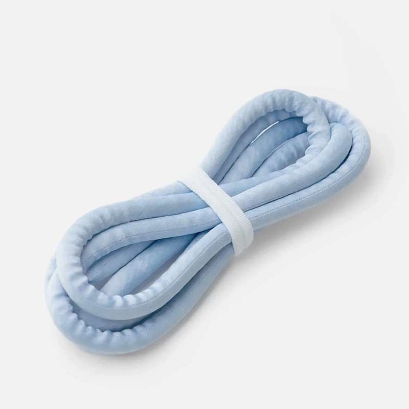 Мягкие бигуди из лебяжего пуха "Комплект jillas slim lite голубой" по цене 690 ₽, размеры 200х150х25, для волос От каре до пояса