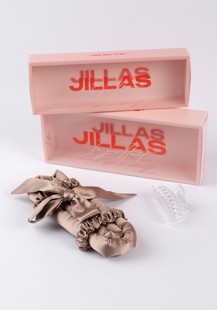 Мягкие бигуди "Комплект jillas mini elegant с мягким наполнителем, капучино" по цене 1 990 ₽ для волос От плеч до пояса