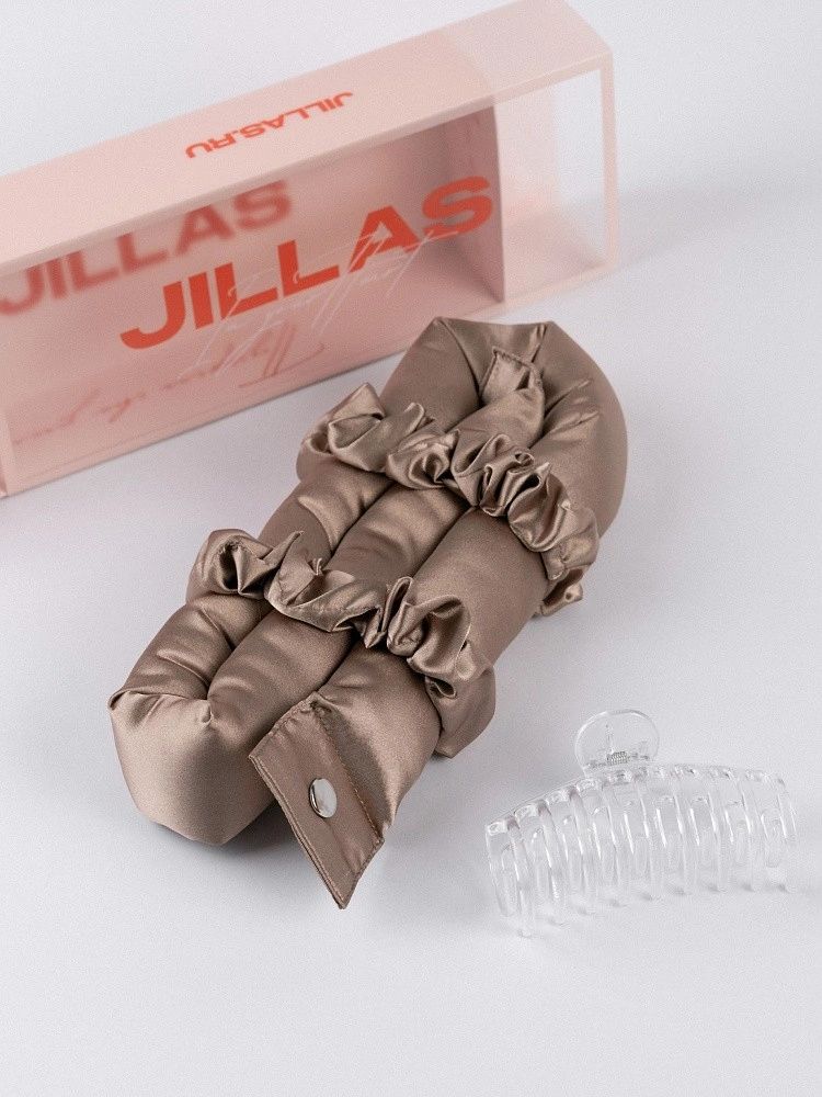Мягкие бигуди "Комплект jillas XL basic, капучино" по цене 2&nbsp;090 ₽ для волос От лопаток до пояса