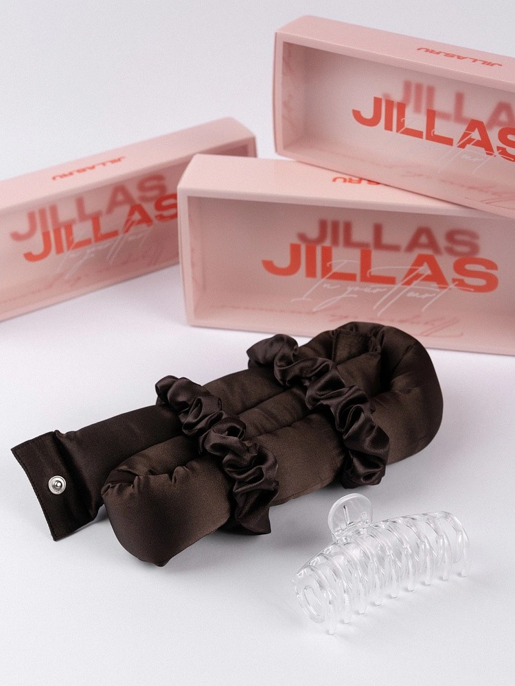 Мягкие бигуди "Комплект jillas XL basic, коричневый" по цене 2&nbsp;090 ₽ для волос От лопаток до пояса