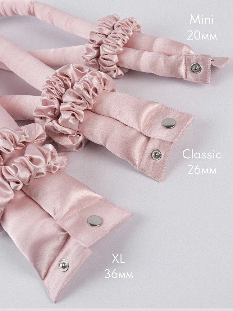 Мягкие бигуди "Комплект jillas classic basic, светло-розовый" по цене 1&nbsp;990 ₽ для волос От лопаток до пояса