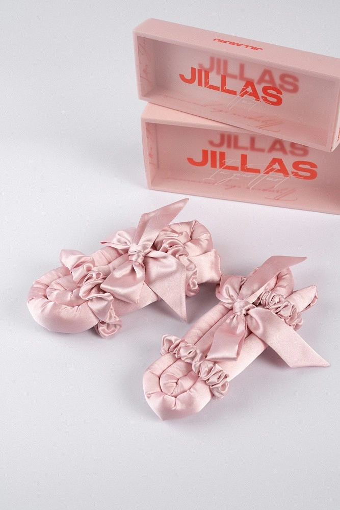 Мягкие бигуди "Комплект jillas mini elegant с мягким наполнителем, светло-розовый" по цене 1 990 ₽ для волос От плеч до пояса