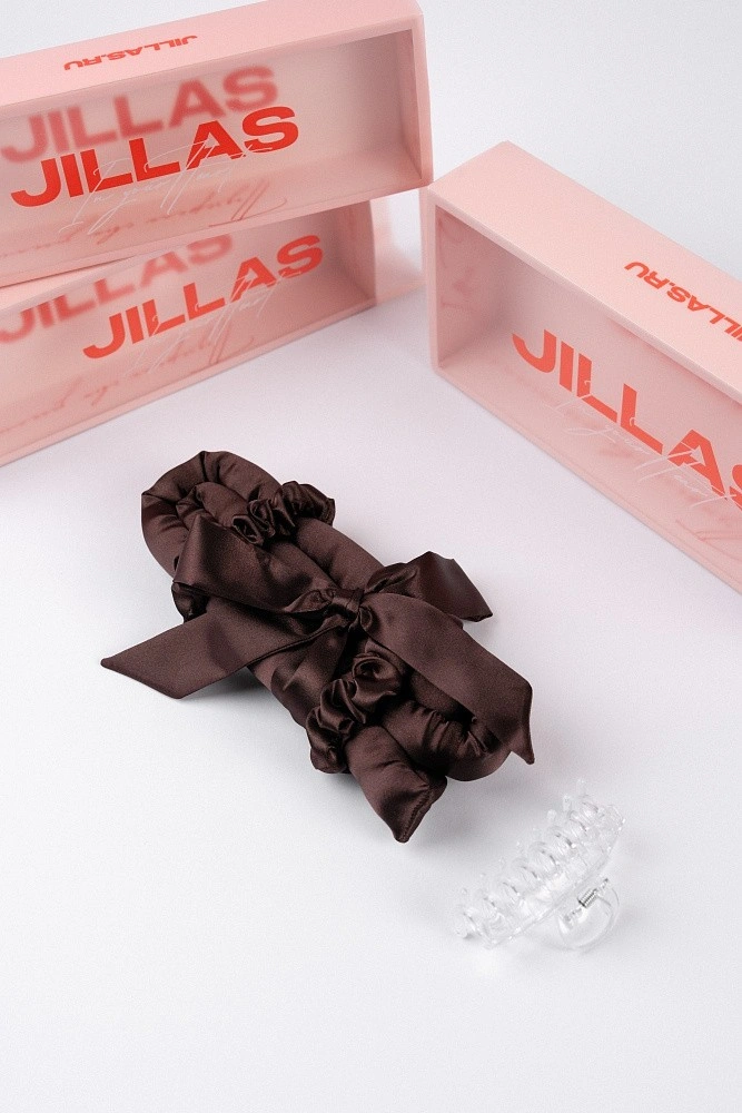 Мягкие бигуди "Комплект jillas mini elegant с мягким наполнителем, коричневый" по цене 1&nbsp;990 ₽ для волос От плеч до пояса