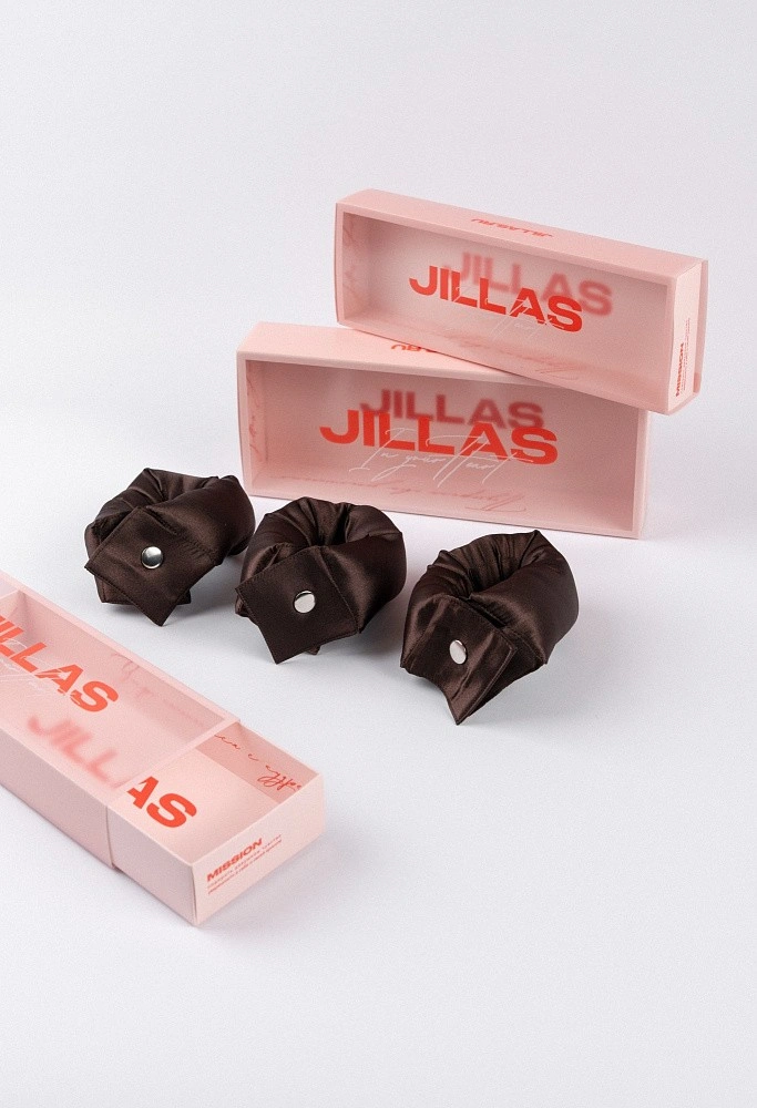 Мягкие бигуди "Комплект jillas compact 230/36, коричневый" по цене 2 290 ₽ для волос От лопаток до пояса