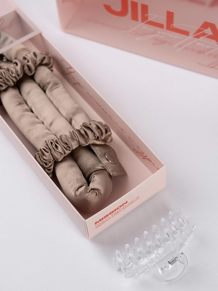 Мягкие бигуди "Комплект jillas mini basic, капучино" по цене 1&nbsp;890 ₽ для волос От плеч до пояса